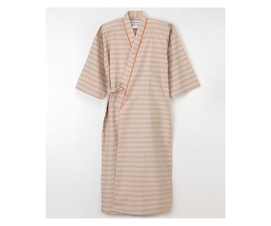 ナガイレーベン 患者衣ゆかた型 ベージュ M LG1470 1枚（ご注文単位1枚）【直送品】