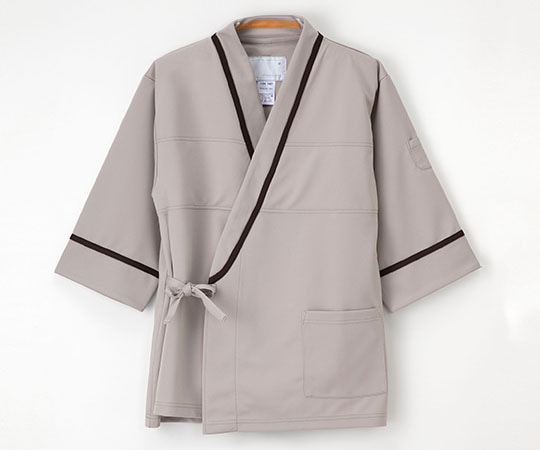 ナガイレーベン 検診衣じんべい型 ベージュ LL FK1481 1枚（ご注文単位1枚）【直送品】