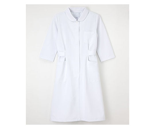 ナガイレーベン ワンピース7分袖 ホワイト EL HO1916 1枚(ご注文単位1枚)【直送品】