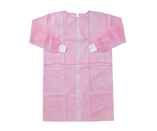 歯愛メディカル オペ用ガウン ピンク 10枚入 1パック(ご注文単位1パック)【直送品】