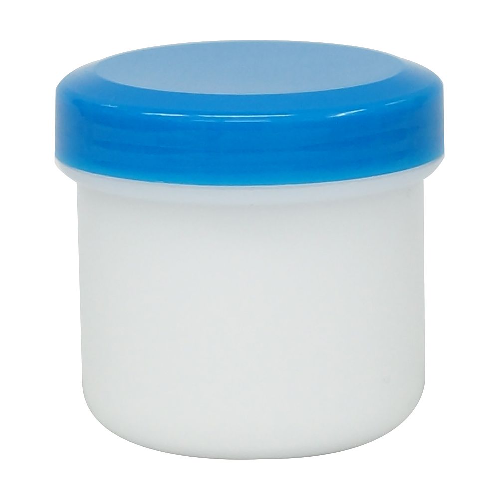 金鵄製作所 軟膏壷（軟膏容器・定量タイプ）30mL 青 100個 10040-003 1箱（ご注文単位1箱）【直送品】