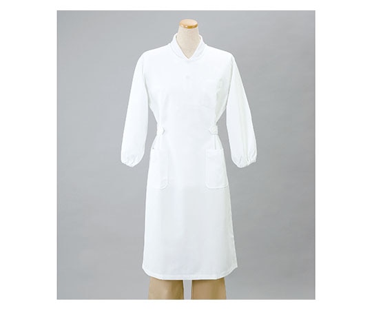 ナガイレーベン ケアガウン ホワイト M HK7 1枚(ご注文単位1枚)【直送品】