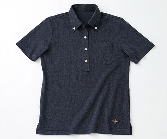 ケアクルー（ナガイレーベン） オーバーシャツ ネイビー M CWF2647 1枚（ご注文単位1枚）【直送品】