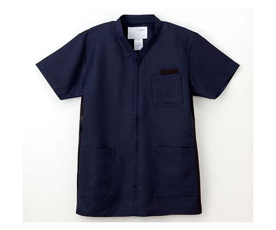 ナガイレーベン 男女兼用上衣 ネイビー L RT5072 1枚（ご注文単位1枚）【直送品】