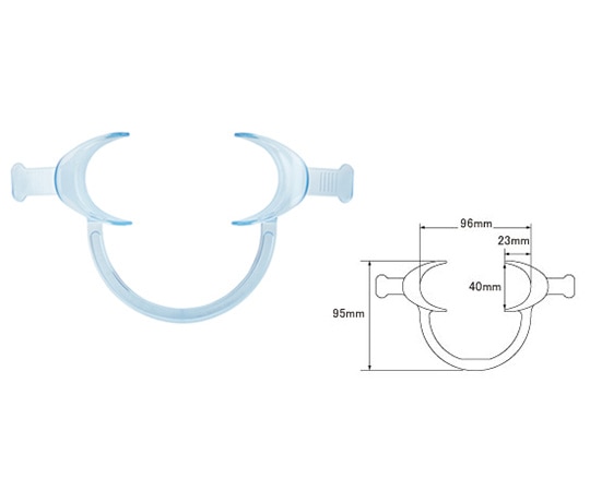YDM 口角鈎 フルワイダー ソフト(ブルー) 2入 88118 1個(ご注文単位1個)【直送品】