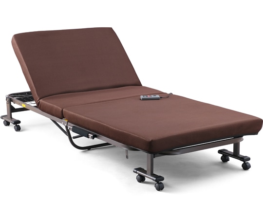 アイリスオーヤマ 折りたたみ電動リクライニングベッド 975×300×1090mm OTB-FDN 1台（ご注文単位1台）【直送品】