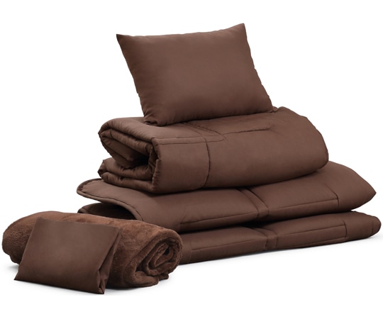 アイリスオーヤマ コンパクト布団 5点セット KFS-C5S 1セット(ご注文単位1セット)【直送品】