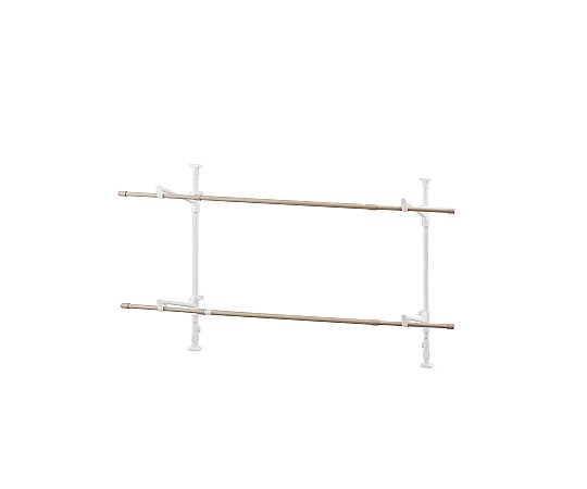 アイリスオーヤマ 木目調窓枠物干し MW-W190N 1個(ご注文単位1個)【直送品】