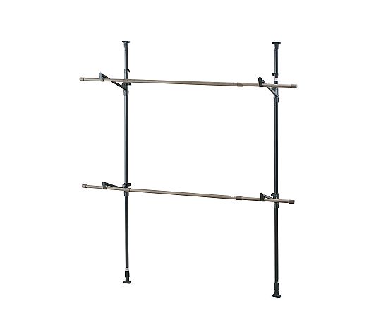 アイリスオーヤマ 木目調窓枠物干し MW-W260N 1個(ご注文単位1個)【直送品】