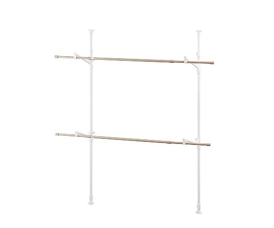 アイリスオーヤマ 木目調窓枠物干し MW-W260N 1個(ご注文単位1個)【直送品】