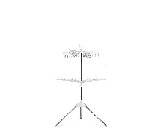 アイリスオーヤマ ステンレス室内物干し パラソル2段 CLS-132R 1個(ご注文単位1個)【直送品】