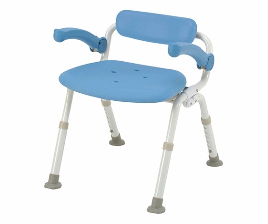 パナソニックエイジフリー シャワーチェア ユクリア ミドルSP腰当付おりたたみN ブルー PN-L42021A 1個（ご注文単位1個）【直送品】