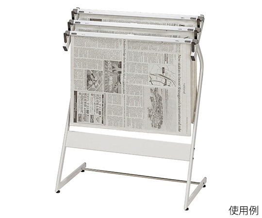 ナカキン 新聞架 371NS-343-WG 1個（ご注文単位1個）【直送品】