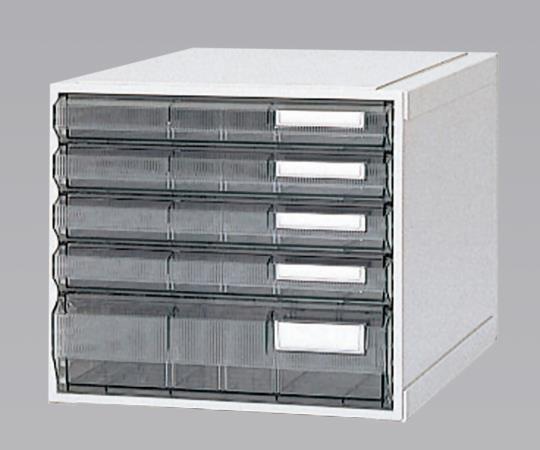サカセ カセッター A3タイプ（引出5段）クリアー HA3-008 1個（ご注文単位1個）【直送品】