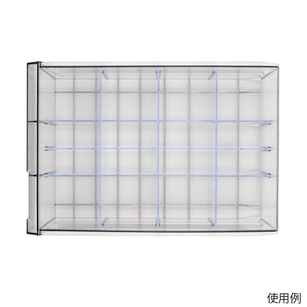サカセ 仕切板 カセッターB4タイプ用（引出2段用）タテ HB4-002 1枚（ご注文単位1枚）【直送品】
