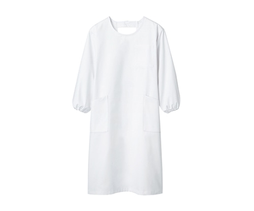 住商モンブラン 予防衣 男女兼用 長袖 白 74-401 M 1枚（ご注文単位1枚）【直送品】