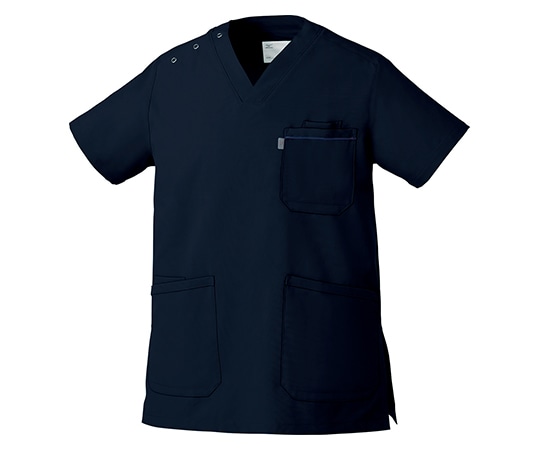 ミズノ（チトセ） 男女兼用スクラブ ダークネイビー M MZ0018A-C50-M 1枚（ご注文単位1枚）【直送品】