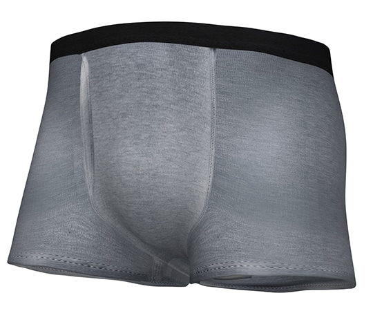 無臭元工業 ニオイも安心 無臭元吸水パンツ 男性用 グレー M  1枚（ご注文単位1枚）【直送品】