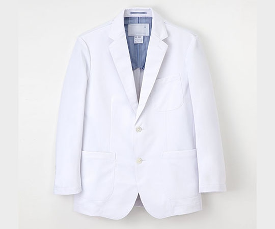 ナガイレーベン 男子テーラードジャケット ホワイト LL SD3080 1枚（ご注文単位1枚）【直送品】
