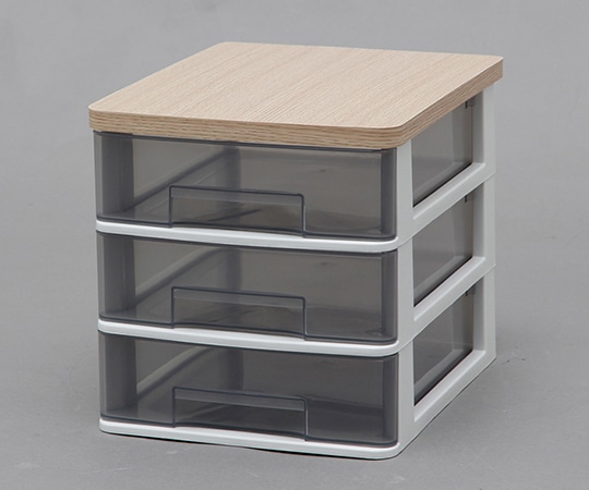 アイリスオーヤマ ウッドトップデスクチェスト フレンチオーク 262×331×269mm WTDC-430RF 1個（ご注文単位1個）【直送品】