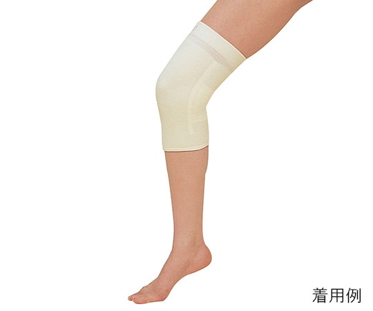 ハヤシ・ニット のびのびゆったりフットケアー ひざ 1枚入 フリーサイズ ホワイト 8151 1枚（ご注文単位1枚）【直送品】