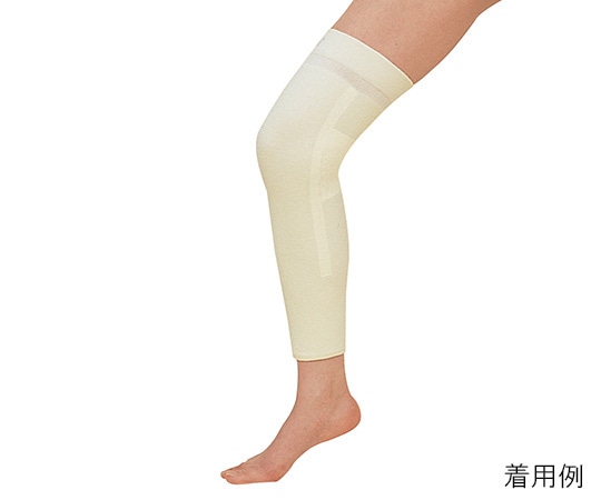 ハヤシ・ニット のびのびゆったりフットケアー ひざ・ふくらはぎ 1枚入 フリーサイズ ホワイト 8152 1枚（ご注文単位1枚）【直送品】