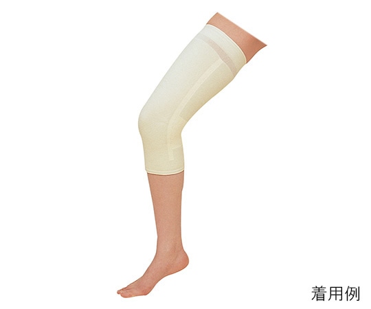 ハヤシ・ニット のびのびゆったりフットケアー ふともも・ひざ 1枚入 フリーサイズ ホワイト 8153 1枚（ご注文単位1枚）【直送品】