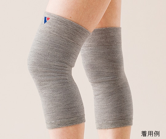 ハヤシ・ニット ひざ用パイル編み保温サポーター 1組入 LL グレー 3510 1組（ご注文単位1組）【直送品】