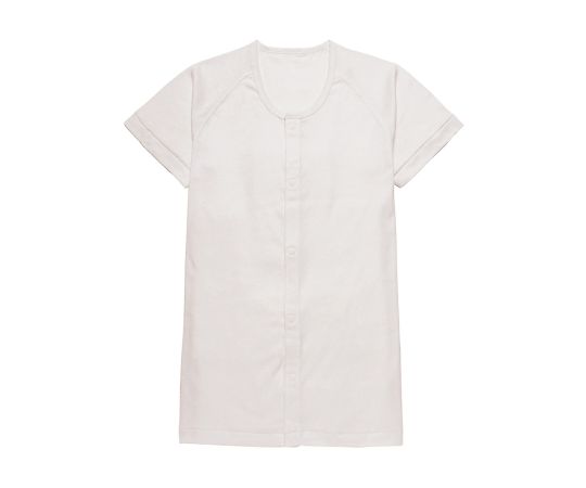 エンゼル（介護用品） らくらく前開きワンタッチ肌着 紳士用（半袖） ホワイト M 7505-1 1枚（ご注文単位1枚）【直送品】