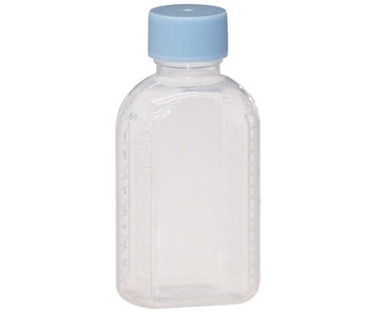 金鵄製作所 小判型投薬瓶 100mL ノーマルキャップ(スカイブルー:水) 200本入 20020-002 1箱(ご注文単位1箱)【直送品】