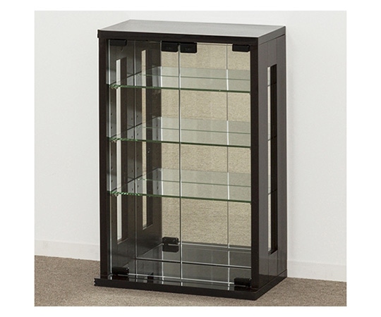 クロシオ 卓上コレクションケース 縦型 ダークブラウン 27061 1個（ご注文単位1個）【直送品】