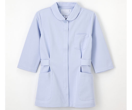 ナガイレーベン 伸縮性に優れたナースウェア （ジャケット/7分袖） ブルー/M HO-1911 1枚（ご注文単位1枚）【直送品】