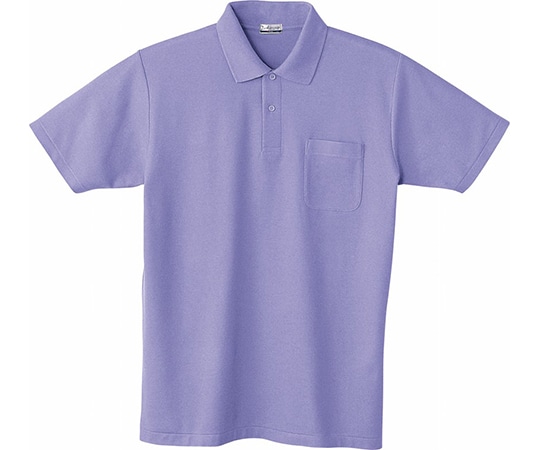 WHISEL(自重堂) 半袖ポロシャツ パープル M 24404 1枚(ご注文単位1枚)【直送品】
