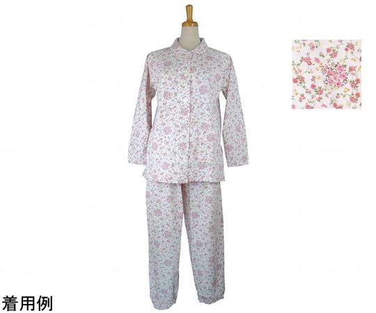 羽衣綿業 婦人 やすらぎパジャマ ピンク M 7800 1枚（ご注文単位1枚）【直送品】