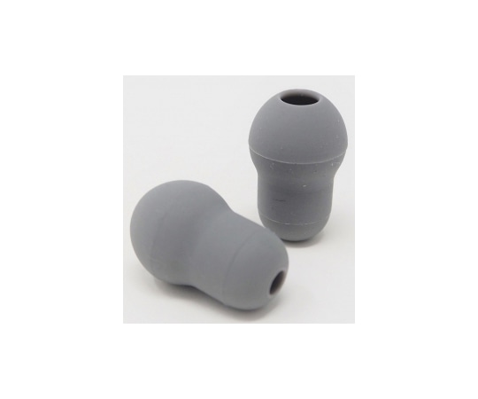 ユーメド貿易 ADソフトプラスイヤーチップ スモール グレー 2個入 702-11 1袋（ご注文単位1袋）【直送品】