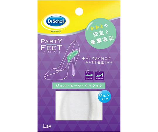 Scholl's Wellness Company ドクターショール パーティーフィート ジェル・ヒール・クッション  1足（ご注文単位1足）【直送品】