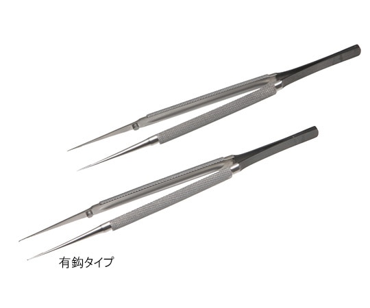 日本フリッツメディコ DDJ マイクロピンセット 16cm 有鈎 PH付 DDJ2115-16 1本（ご注文単位1本）【直送品】