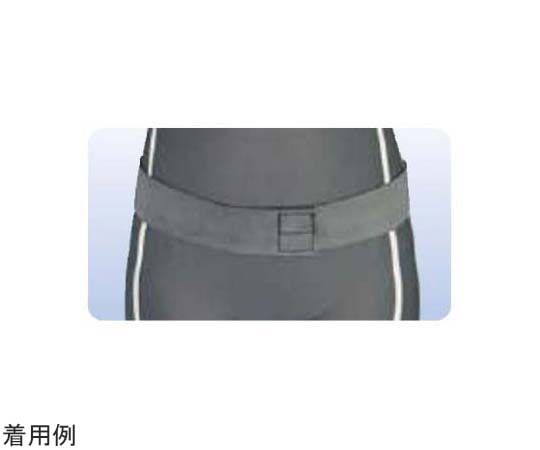 アシスト 万能ゴムベルト ブラックグレー L 15247 1本（ご注文単位1本）【直送品】