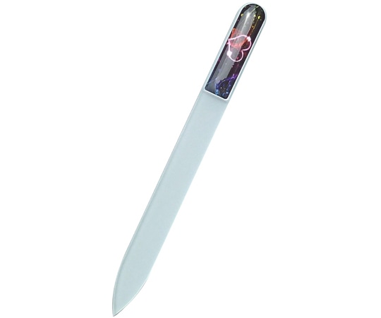 BISON 3D チェコ製ガラス爪ヤスリ 14cm 両面仕上げ 09柄 3DM09 1個（ご注文単位1個）【直送品】