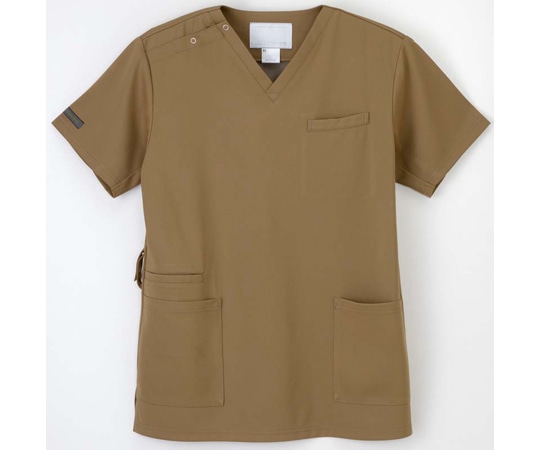 ナガイレーベン 男子スクラブ ベージュ BL AY-5552 1枚（ご注文単位1枚）【直送品】