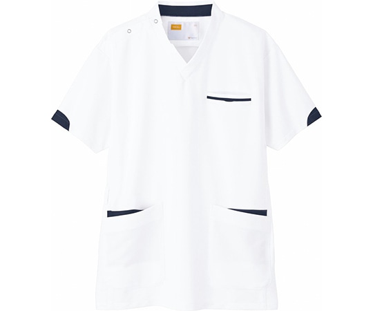 WHISEL（自重堂） 男女兼用スクラブ ホワイト S WH11985 1枚（ご注文単位1枚）【直送品】