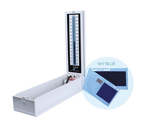 フォーカルコーポレーション マーキュリーフリー血圧計 イージーリリースバルブ ナイロンカフ・スカイブルー FC-510 ERV NC 1台（ご注文単位1台）【直送品】