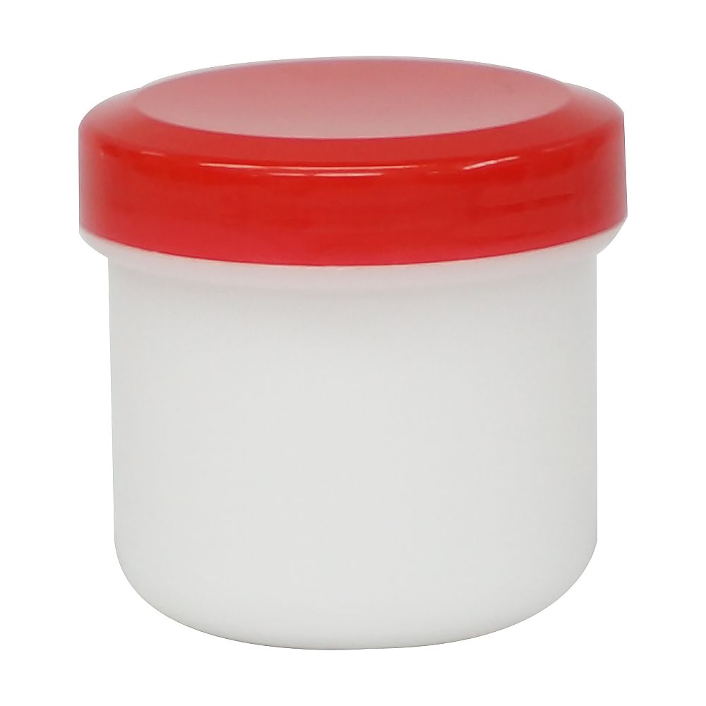 金鵄製作所 軟膏壷（軟膏容器・定量タイプ）30mL 赤 50個 AT30F-02 1袋（ご注文単位1袋）【直送品】