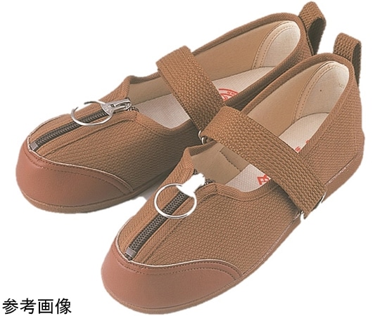 マリアンヌ製靴 足元応援GM505 片足（右）茶 26.0cm  1個（ご注文単位1個）【直送品】