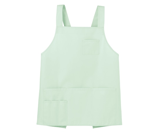 ディーフェイズ ショート丈安心エプロン ミントグリーン M~L DE0001 1着(ご注文単位1着)【直送品】