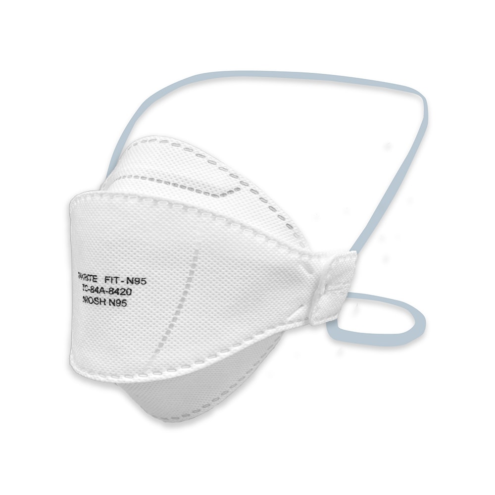 Makrite Makrite N95マスク 柳葉型 折りたたみ式 個包装 20枚入 JN017 1箱（ご注文単位1箱）【直送品】