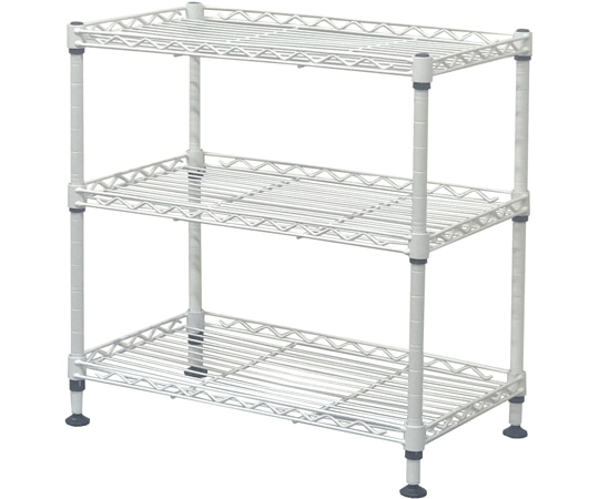 エイ・アイ・エス ミニラック 14φ 3段 ホワイト KSMN-3D WH 1個（ご注文単位1個）【直送品】