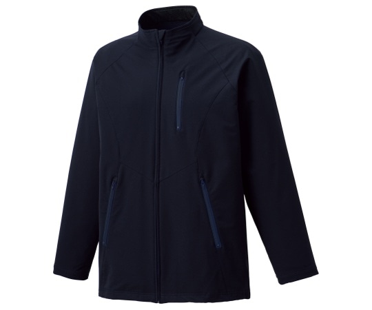 KAZEN ストレッチジャケット ネイビー L KZN250-18 L 1枚（ご注文単位1枚）【直送品】