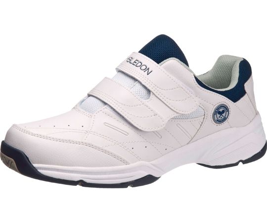 アサヒシューズ ウィンブルドン 053 ホワイト/ネイビー 26.5cm WB 053 1足(ご注文単位1足)【直送品】