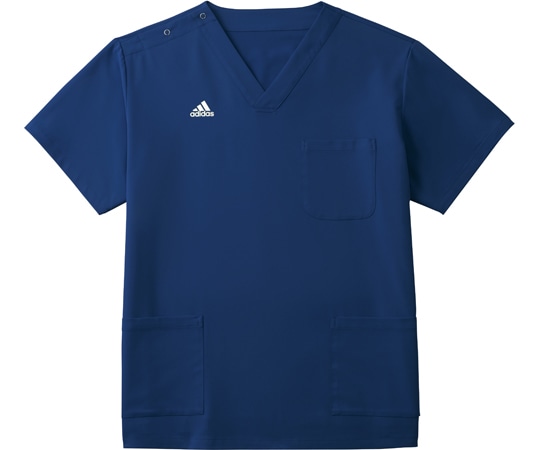 KAZEN スクラブ（男女兼用）ネイビー LL KZN331-18L 1枚（ご注文単位1枚）【直送品】